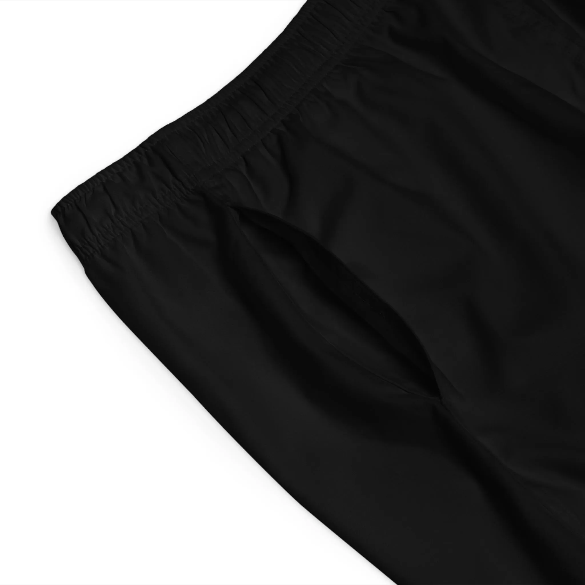 Beast Attire Men's Black Board Shorts (AOP)