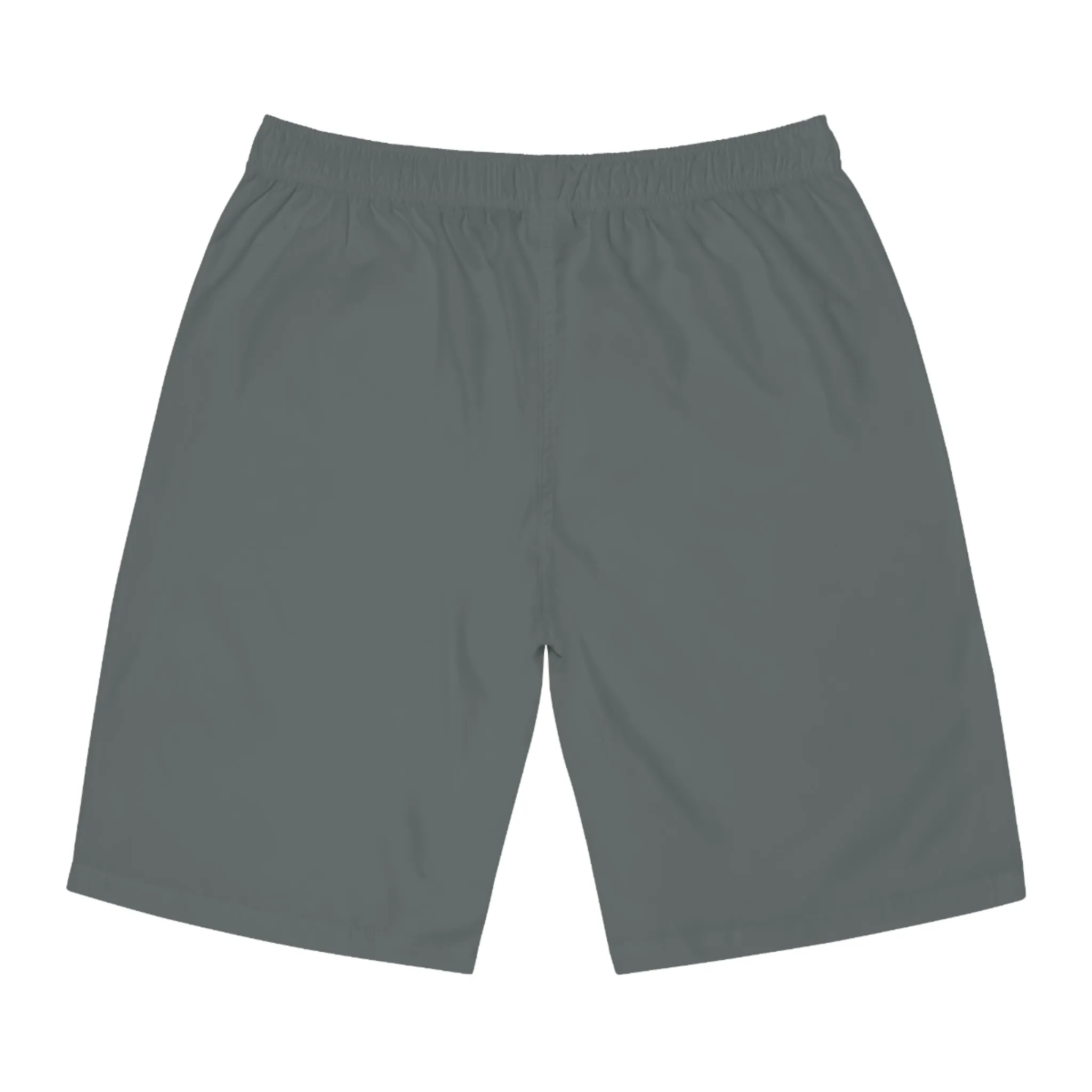Beast Attire Men's Grey Board Shorts (AOP)
