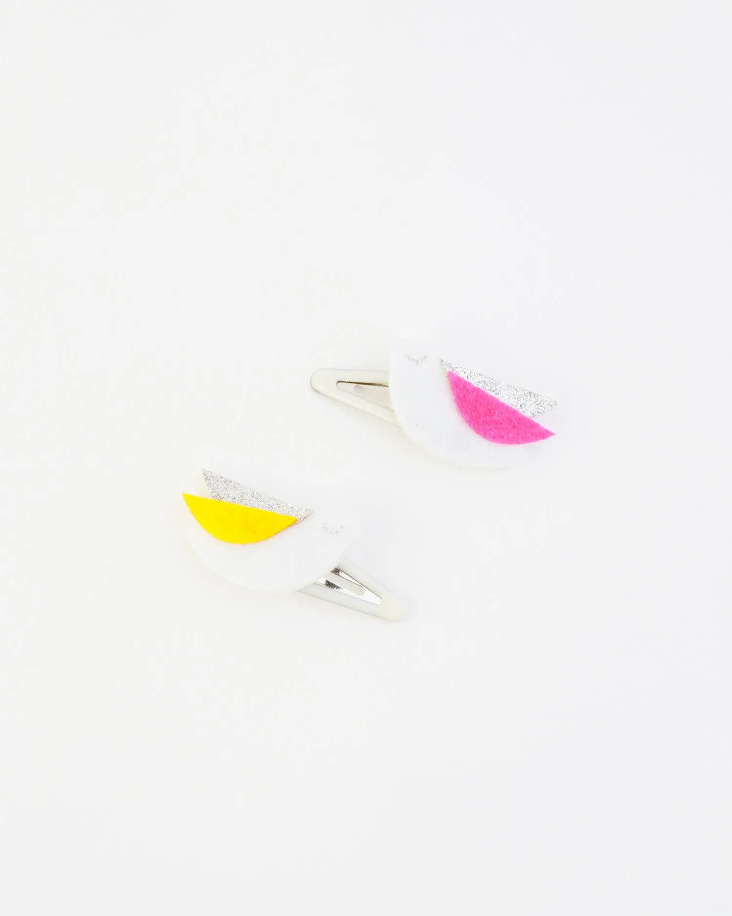 Bird Felt Hair Clips