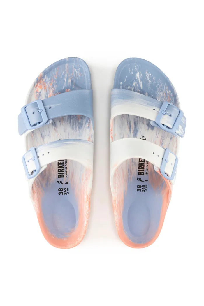 Birkenstock Arizona EVA Narrow Width in Multi Coral Peach