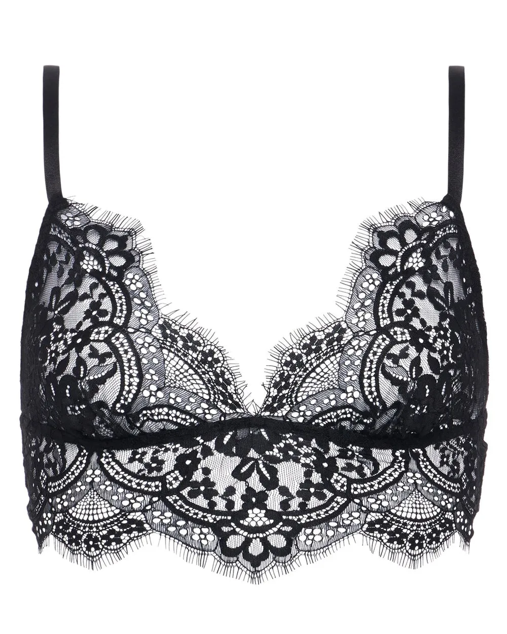 Black Lace Aislin Bralette Blouse