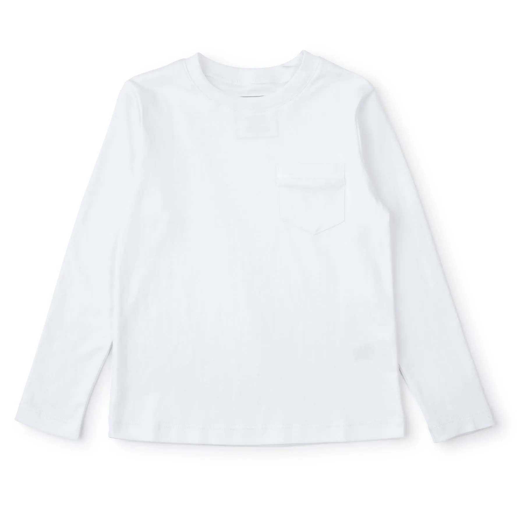 Blake Boys' Longsleeve Pocket T-shirt - White