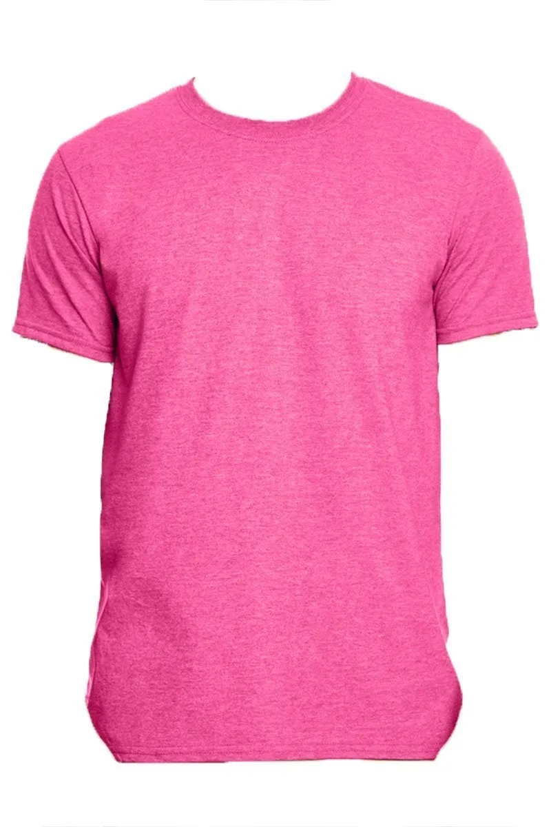 Bleached Crayon Colors Teacher Softstyle Adult T-Shirt