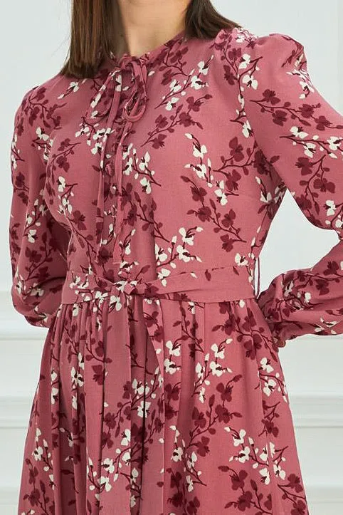 Bloom Maxi Dress - Raspberry