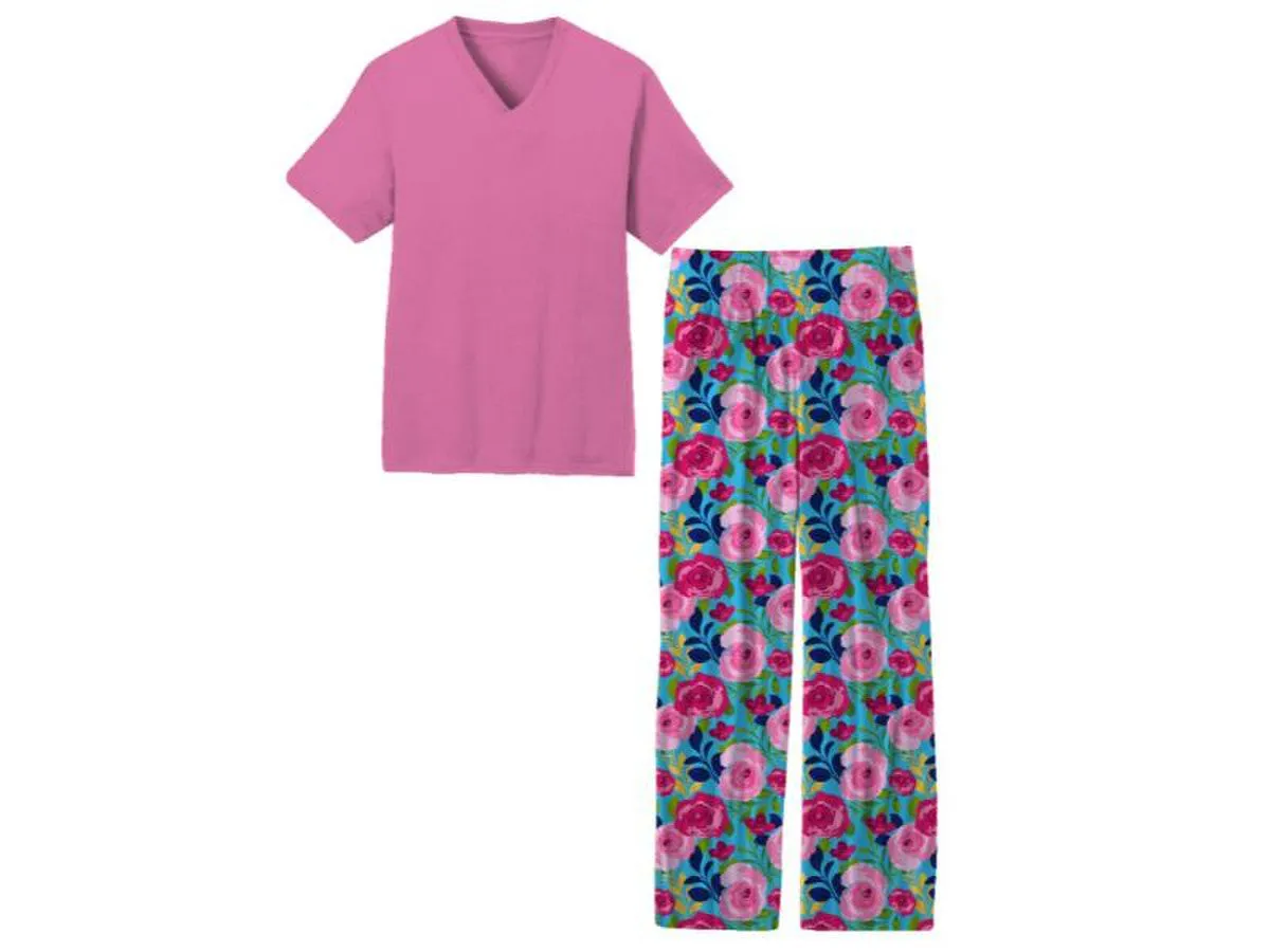 Blossom In Love Pajama Set