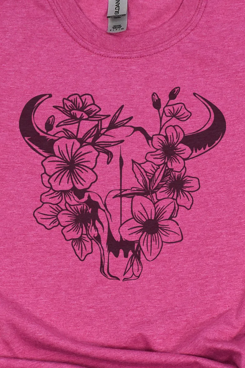 Blossom Steer Softstyle Adult T-Shirt