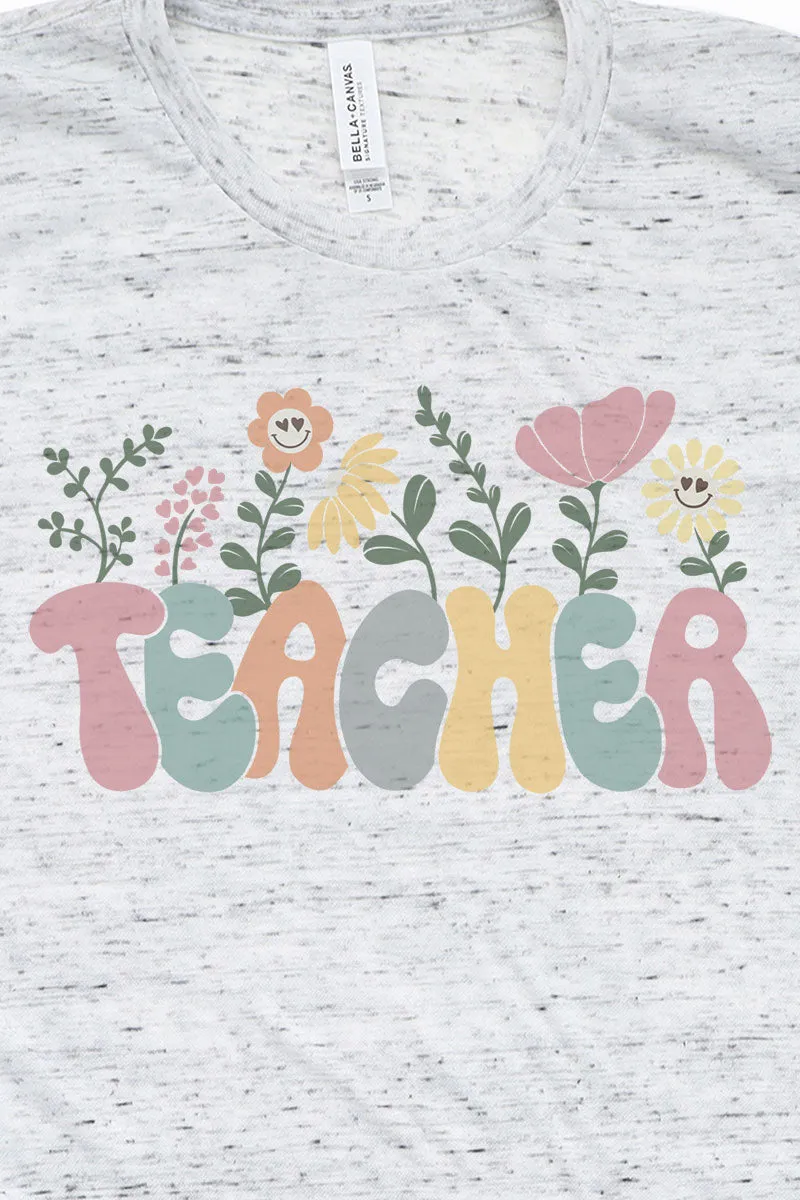 Blossoming Teacher Unisex Short Sleeve Tee