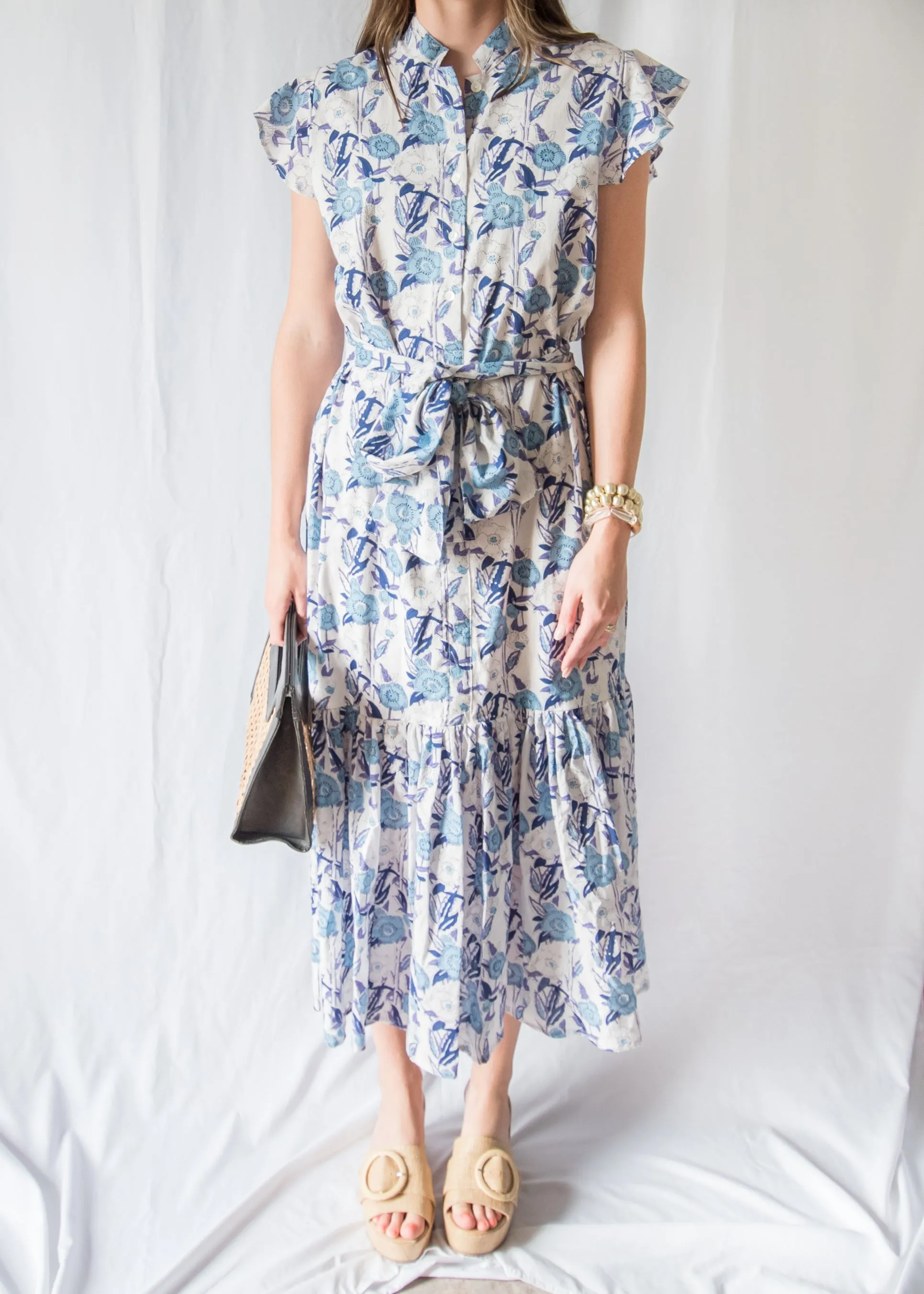 Blue River Floral Maxi