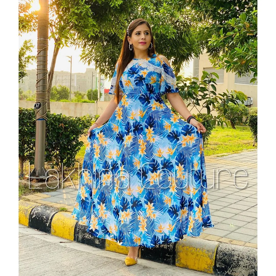 Blue Summer Maxi