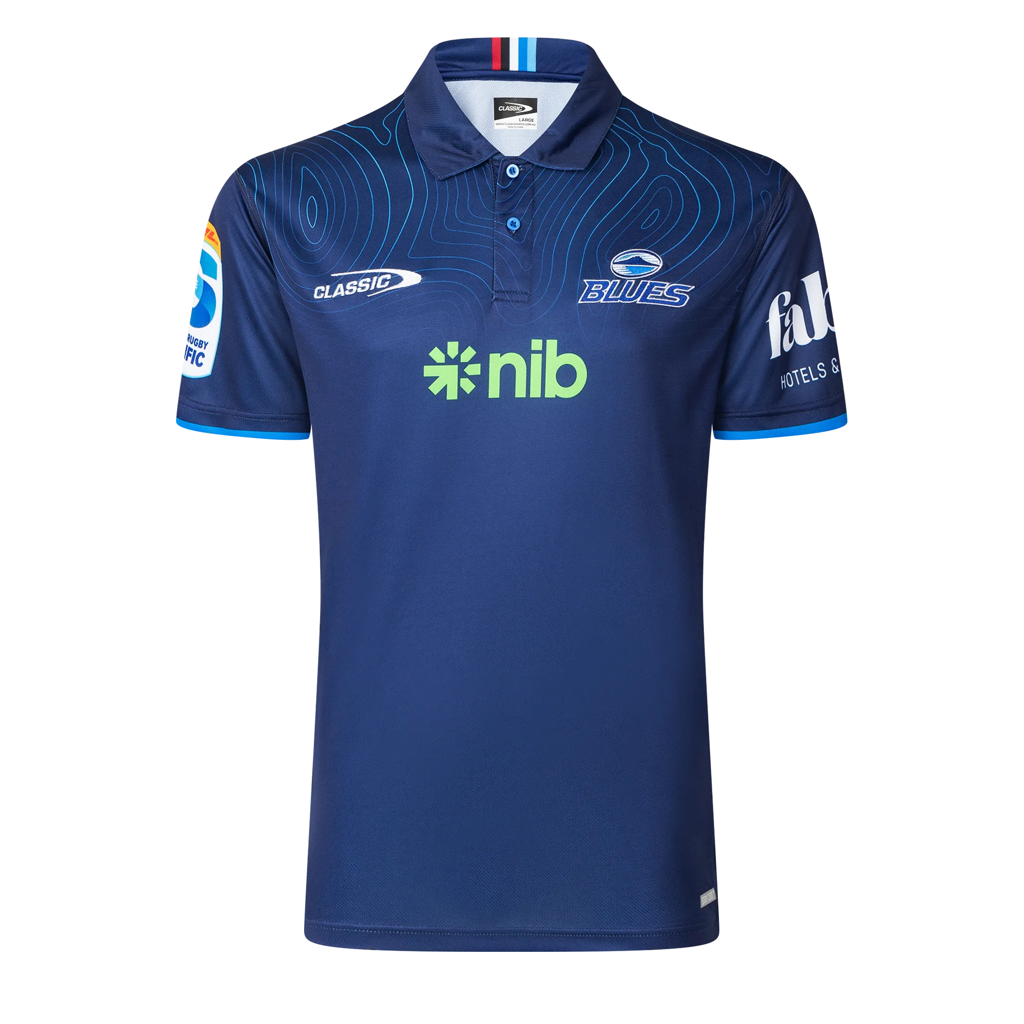 Blues Super Rugby 25/26 Team Polo by Classic Sportswear