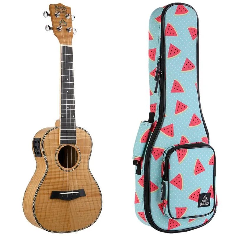 Bondi Tiger Oak Concert Electric Ukulele
