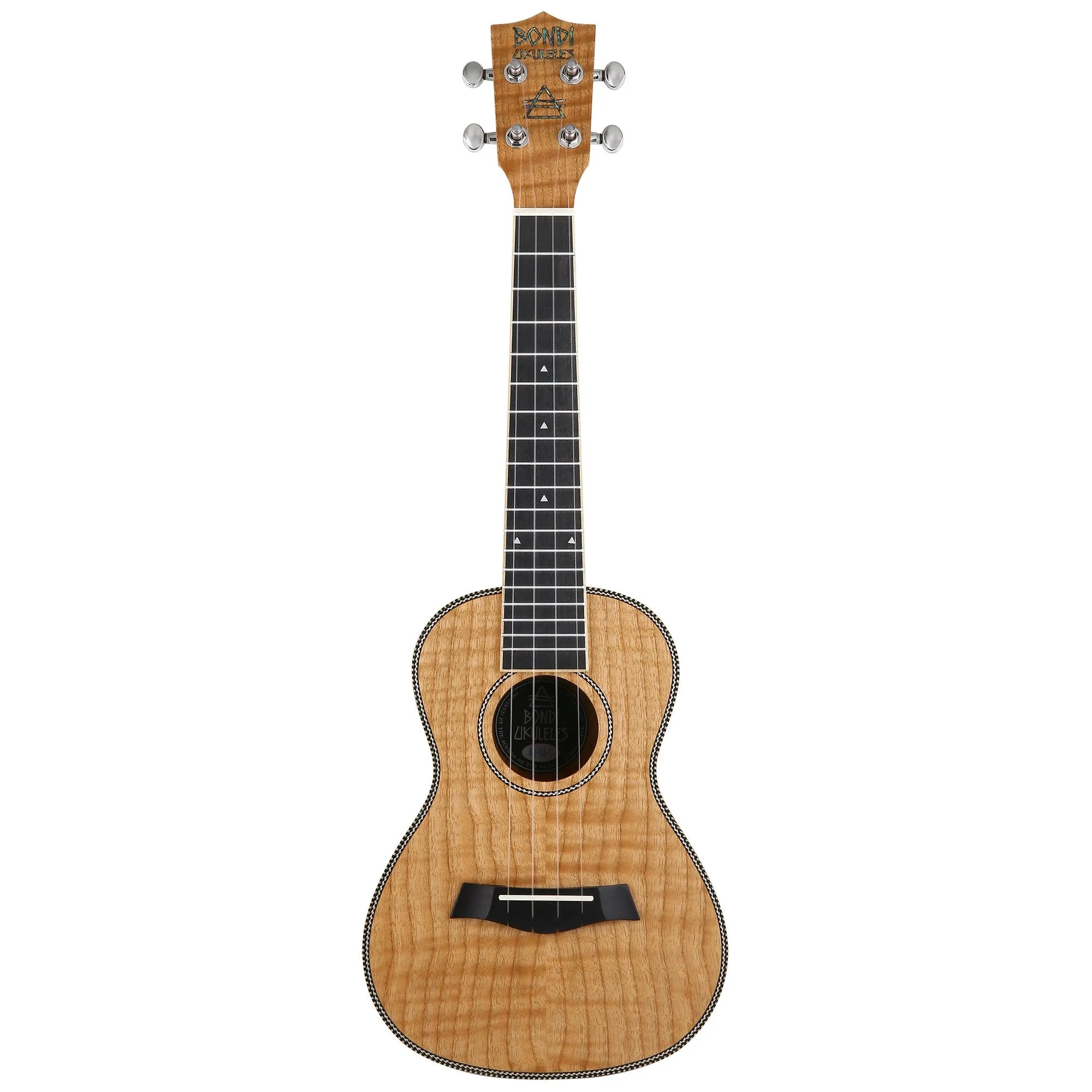 Bondi Tiger Oak Concert Ukulele Left-Handed