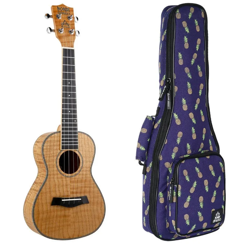 Bondi Tiger Oak Concert Ukulele Left-Handed