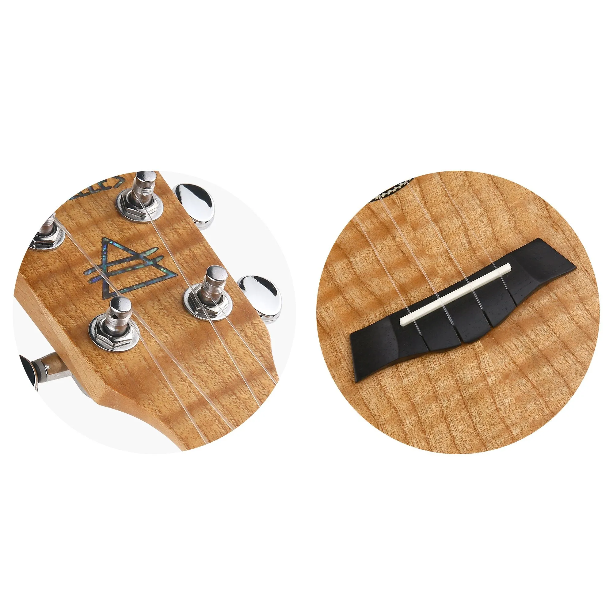 Bondi Tiger Oak Concert Ukulele