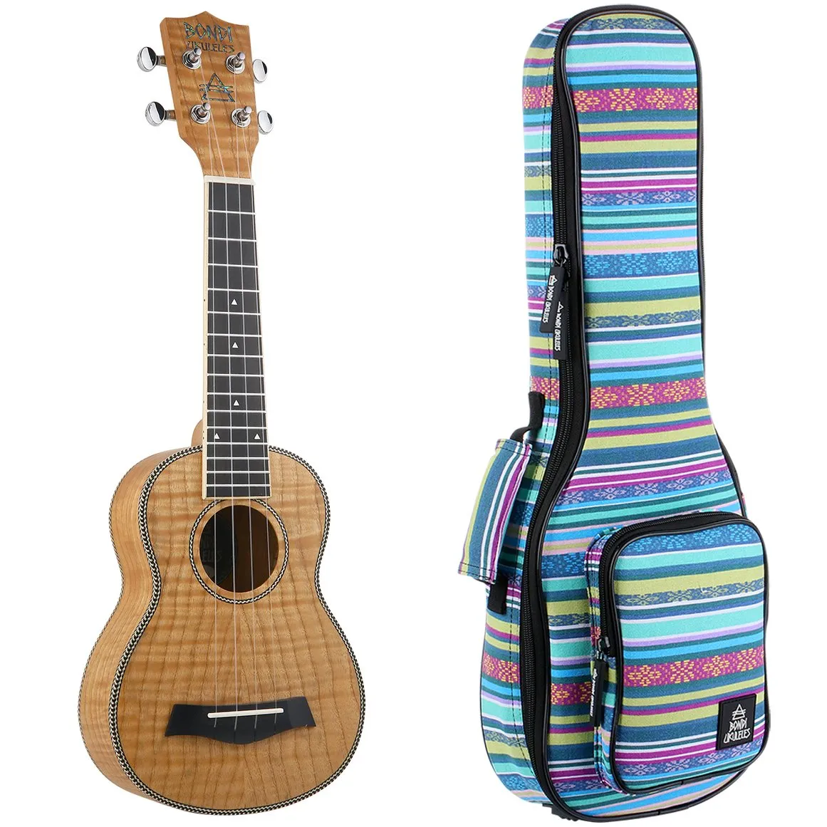 Bondi Tiger Oak Soprano Ukulele
