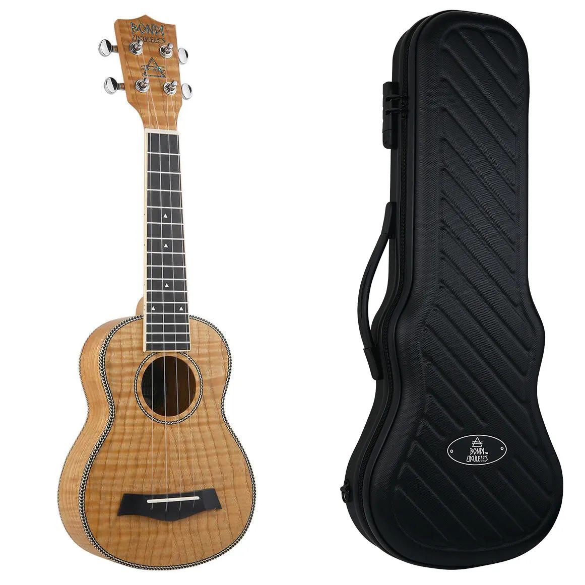 Bondi Tiger Oak Tenor Electric Ukulele