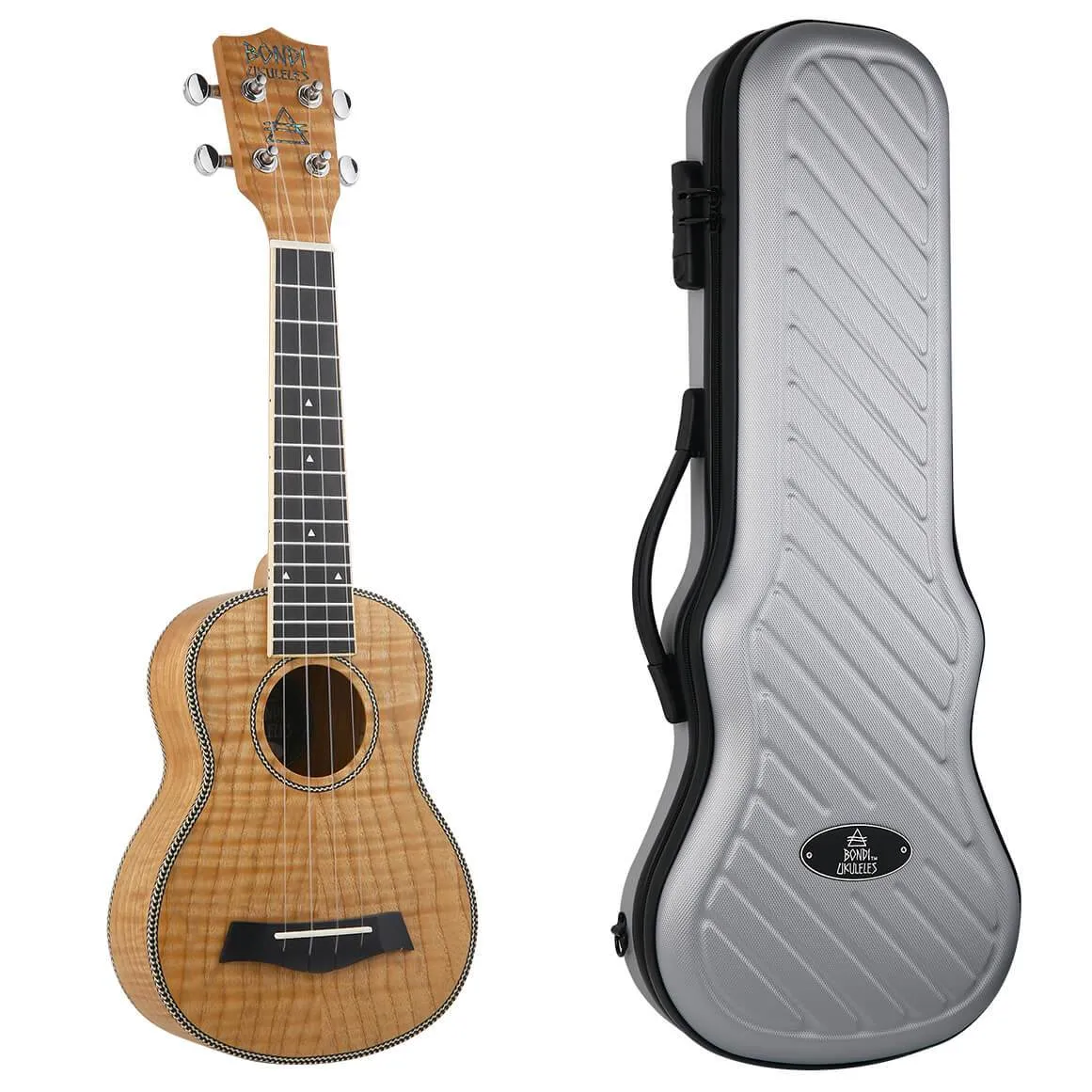 Bondi Tiger Oak Tenor Electric Ukulele