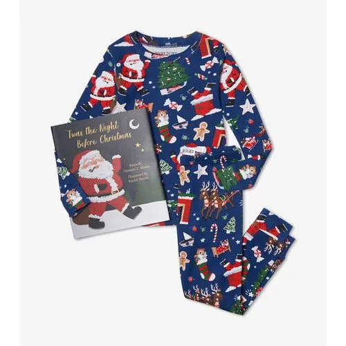 Books to bed - Navy Twas The Night Before Christmas Book and Pajama Set