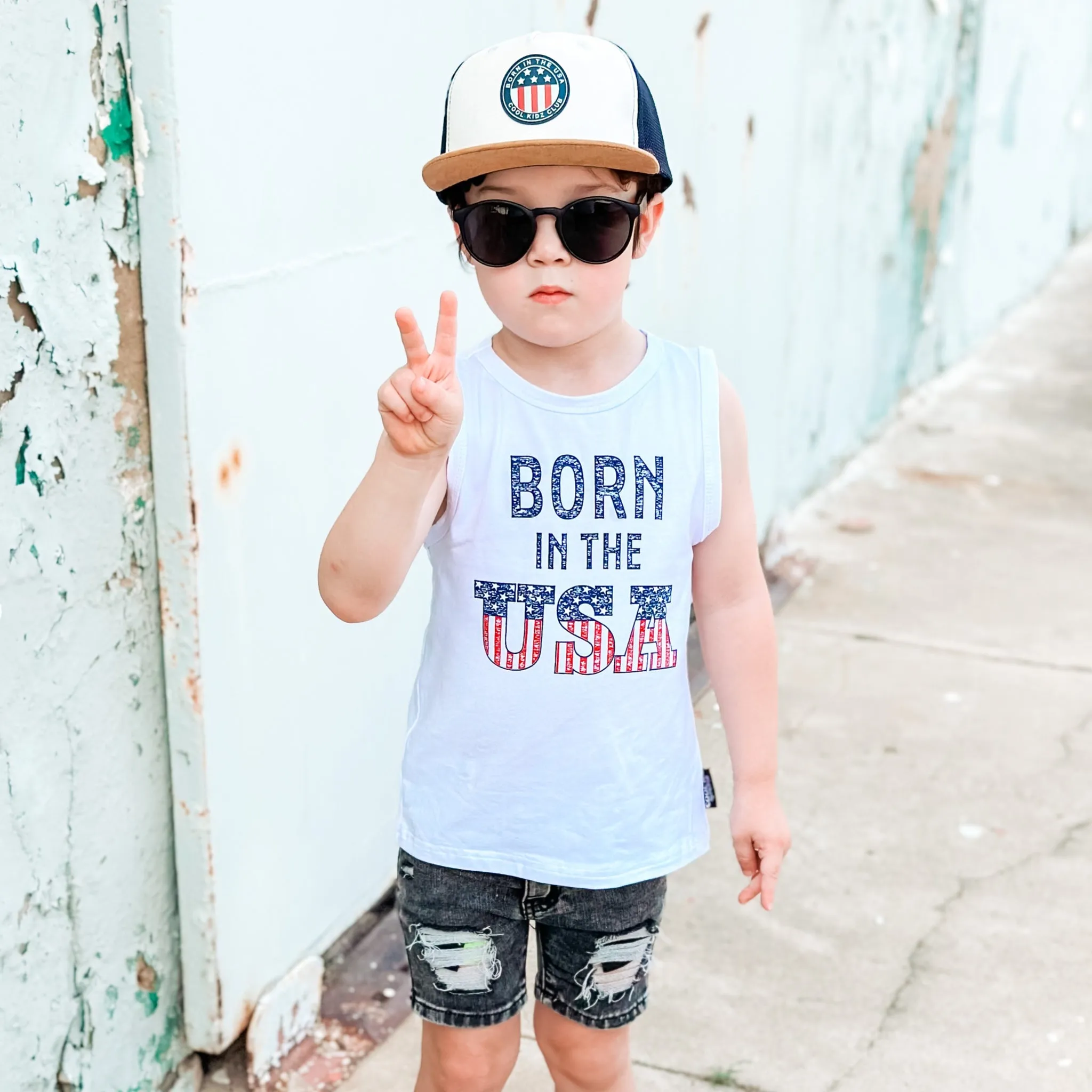 Born in the USA Muscle Tank