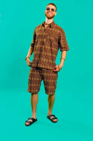 Boss Man Aztec Cargo Shorts