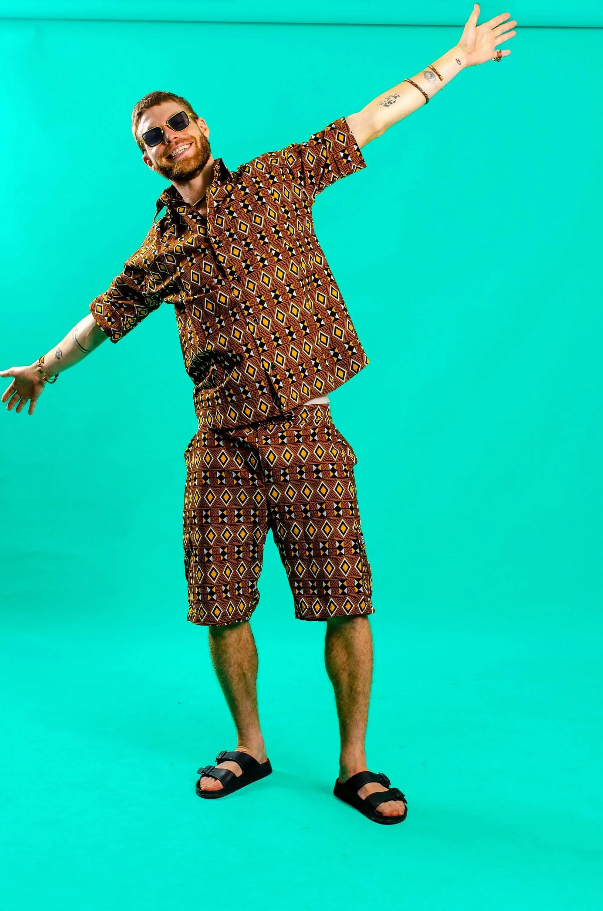 Boss Man Aztec Cargo Shorts