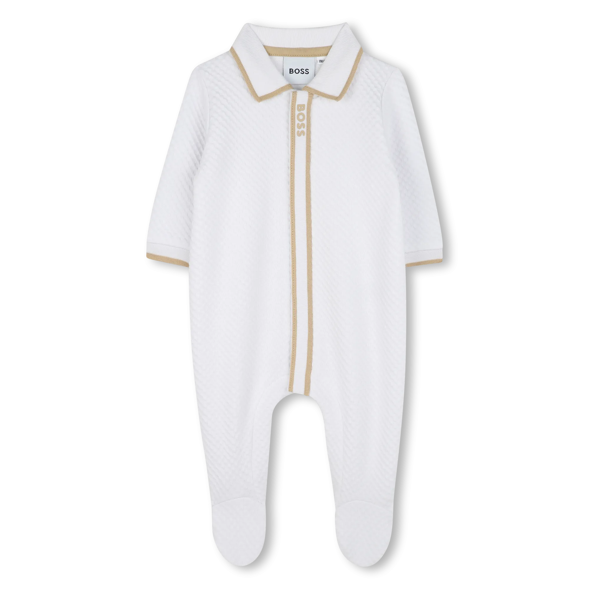 Boys White Babygrow