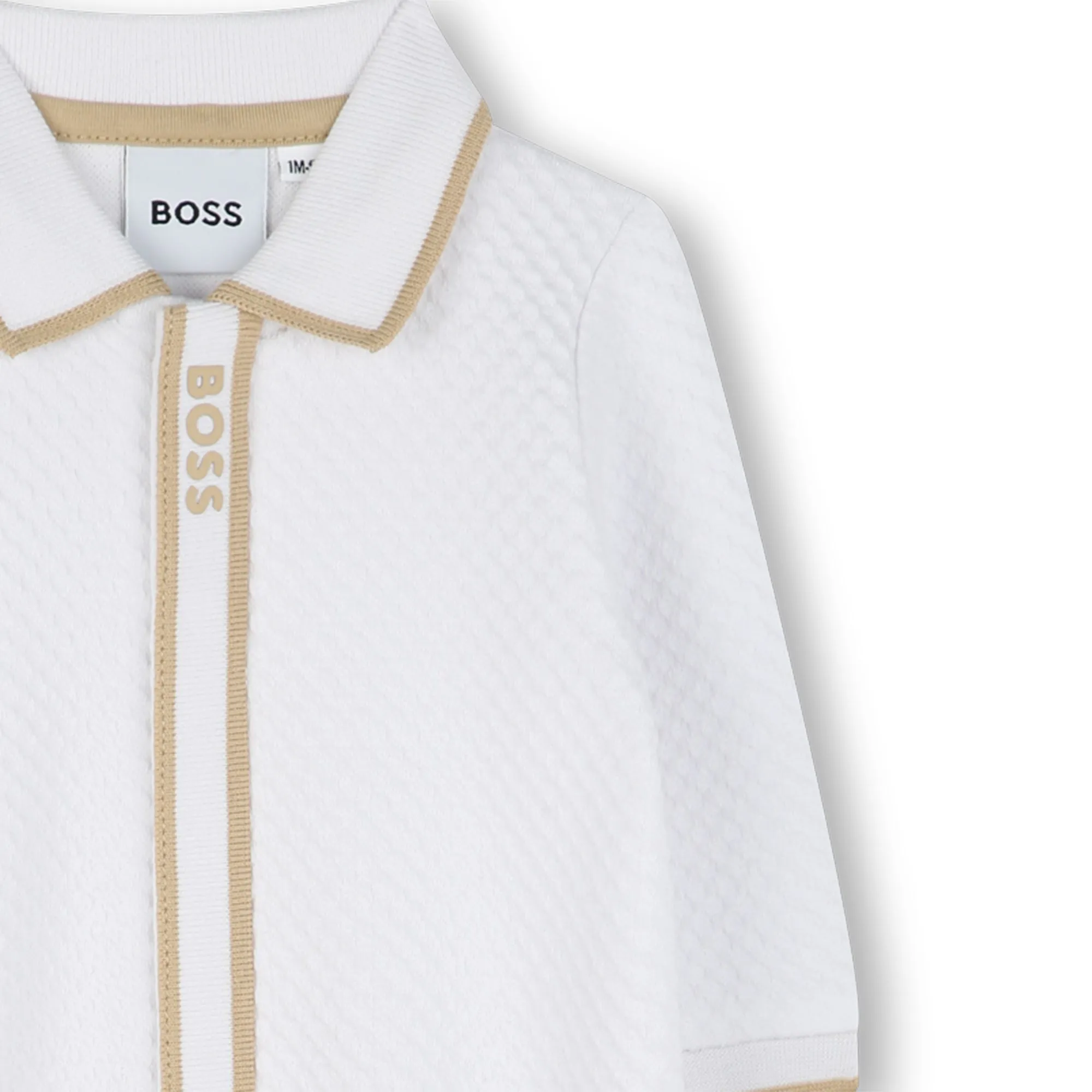 Boys White Babygrow