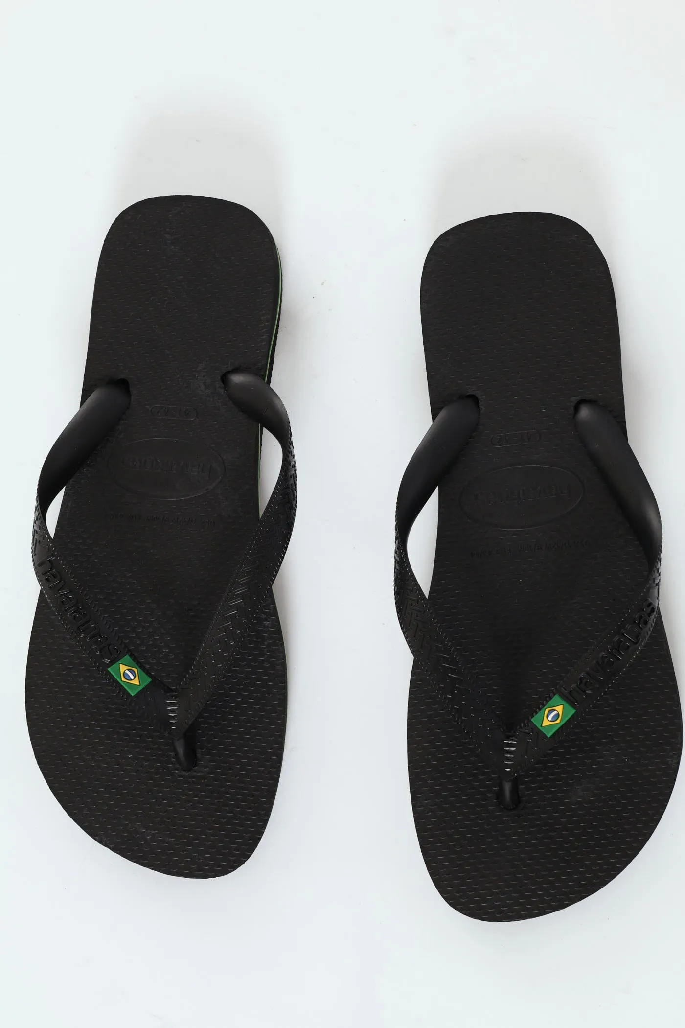 Brazil Logo Flip Flop - Black