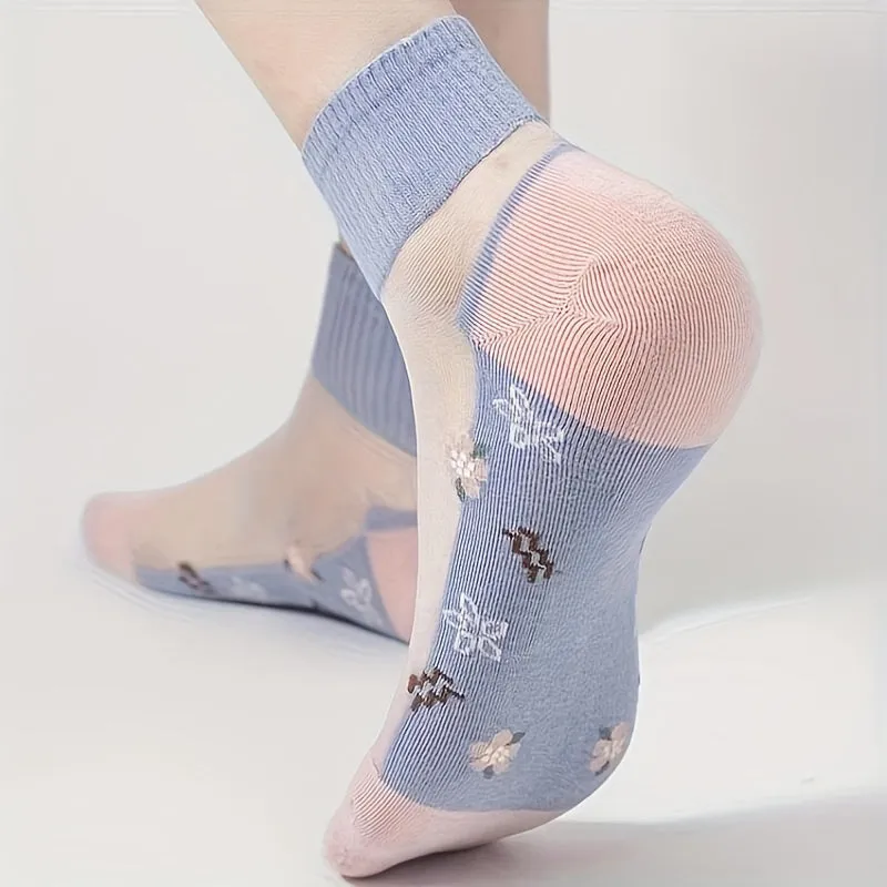 Breathable Floral Socks