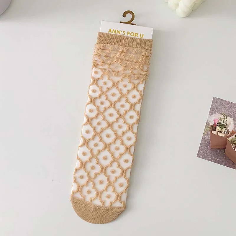 Breathable Floral Socks
