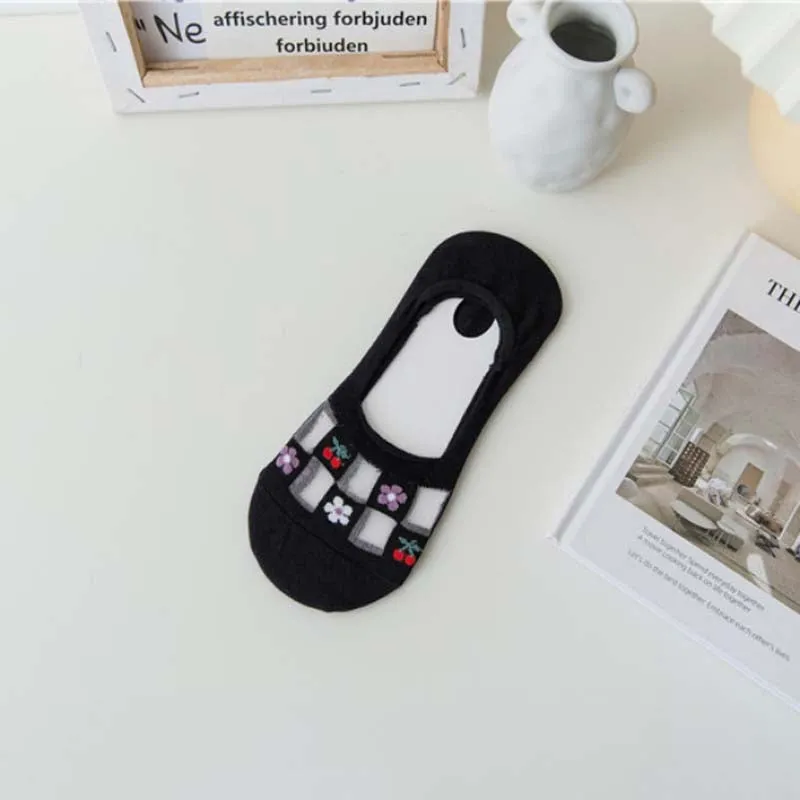 Breathable Floral Socks