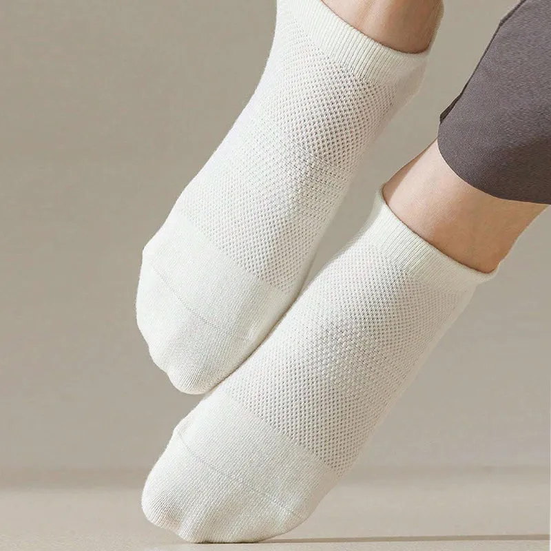 Breathable Solid Colour Socks