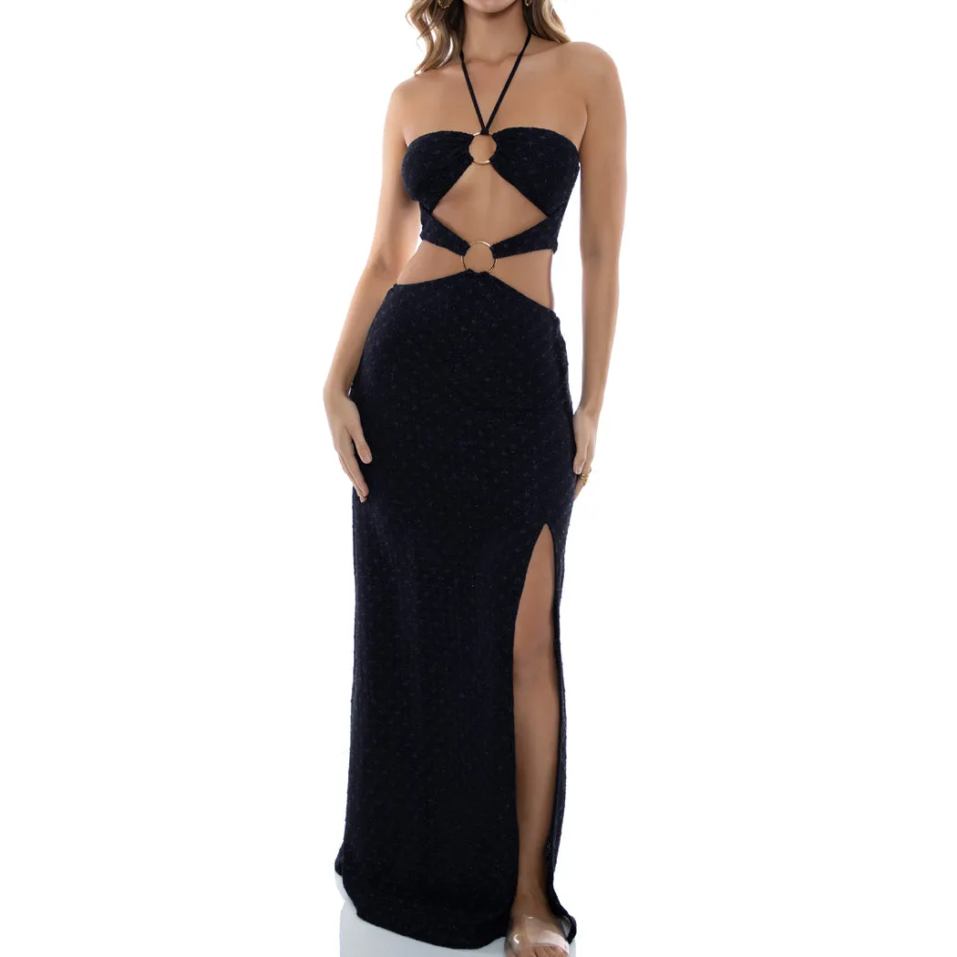 BRILLA - Double Loop Bandeau Long Dress