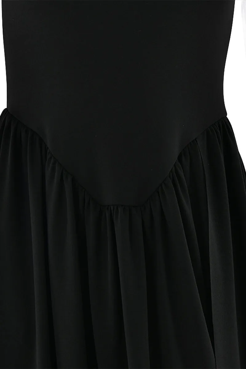 BS3399 Fit and Flare Long Dress