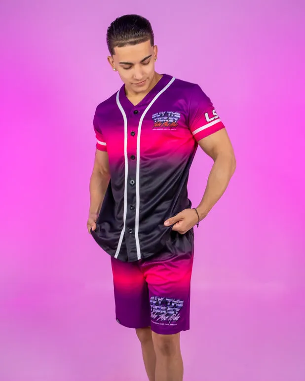 Buy The Ticket Take The Ride LSD Ombre Retro Car Men's Shorts