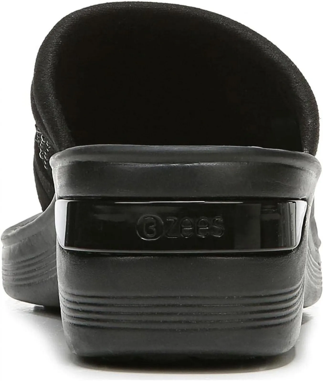 Bzees Womens Dazzle Me Embellished Wedge Thong Sandals H6819F1 Black 7M