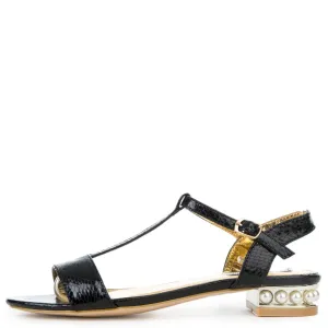 Cape Robbin Ariel-1 Black Sandal BLACK