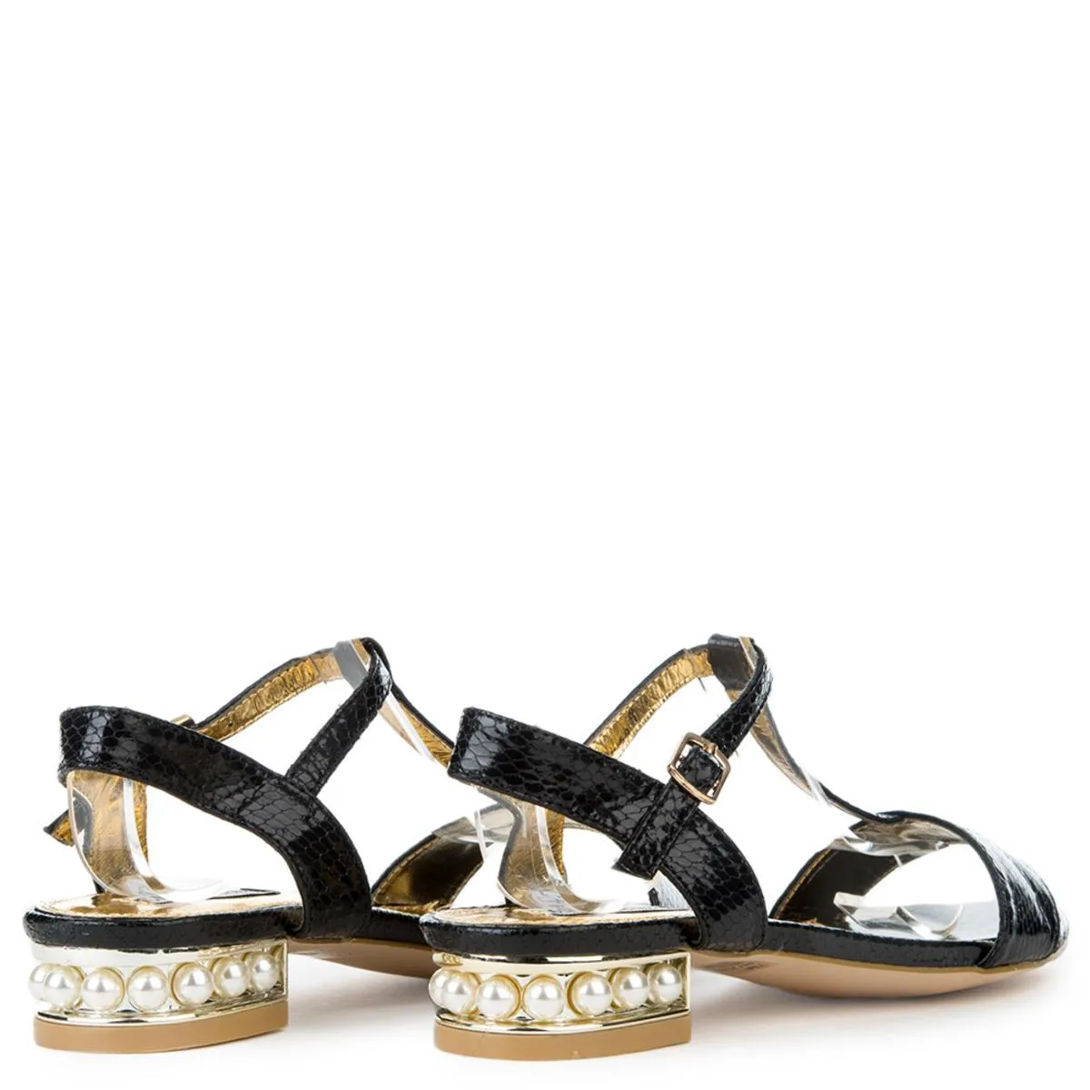 Cape Robbin Ariel-1 Black Sandal BLACK