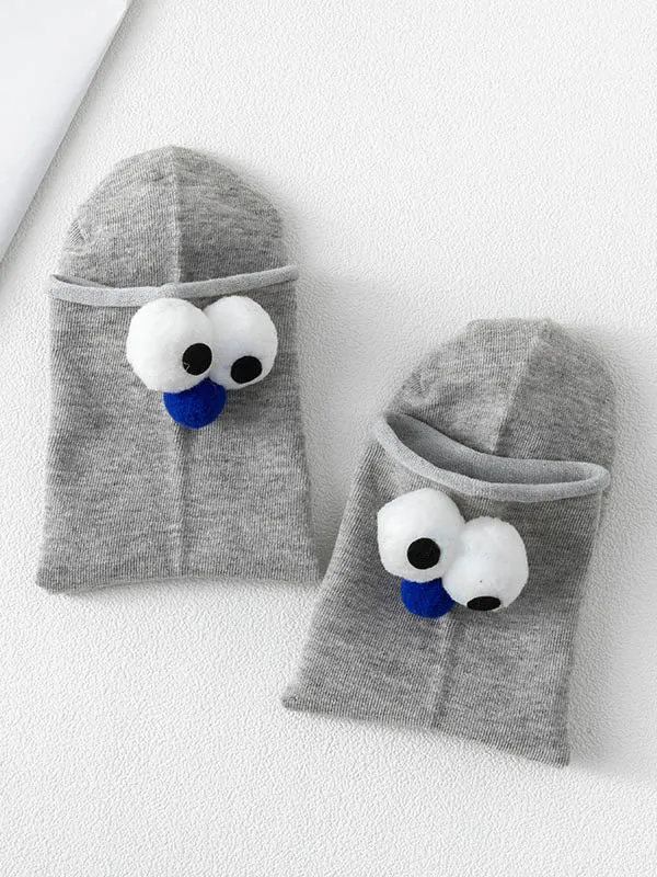 Cartoon big eyes socks