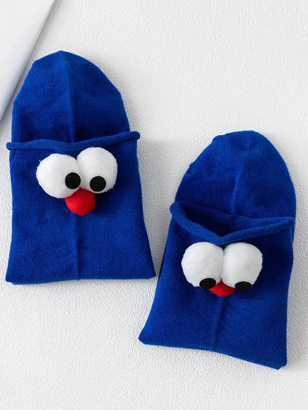 Cartoon big eyes socks