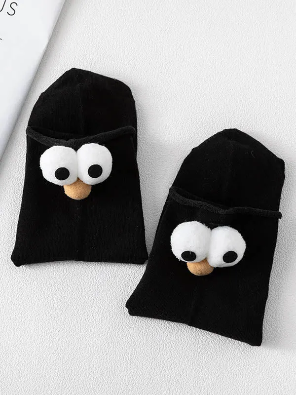 Cartoon big eyes socks