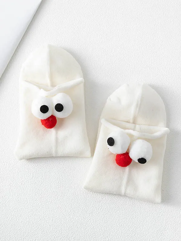 Cartoon big eyes socks