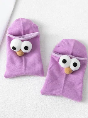 Cartoon big eyes socks