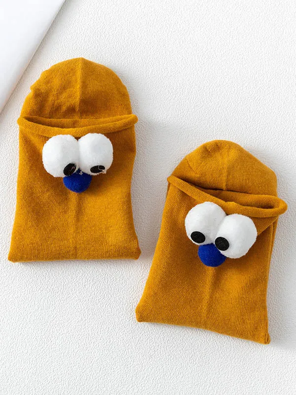 Cartoon big eyes socks