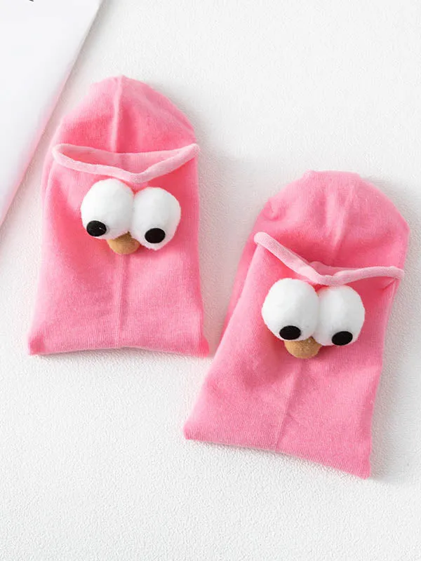 Cartoon big eyes socks