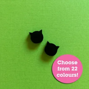 Cat Face - Mini Cuts - 10 Pairs
