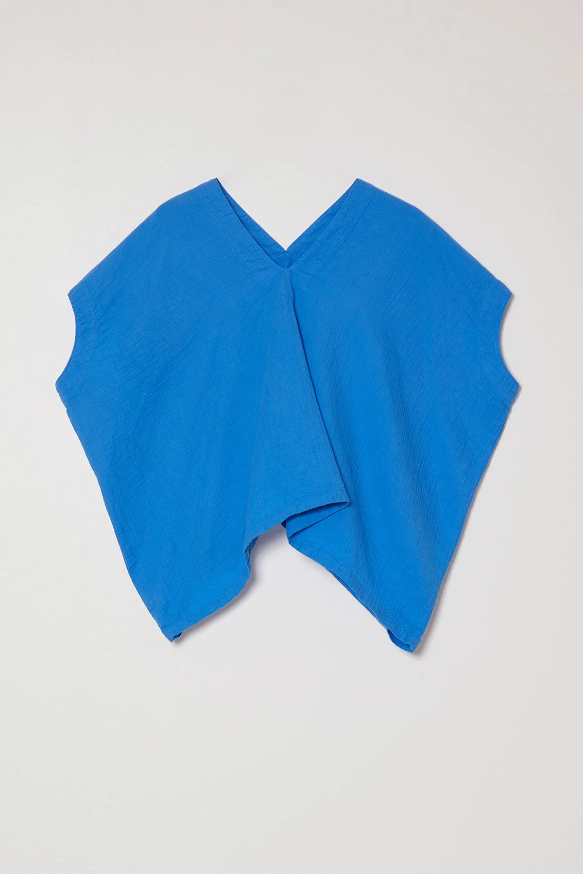 Celeste Top in Crinkled Cotton, Seasonal Colors