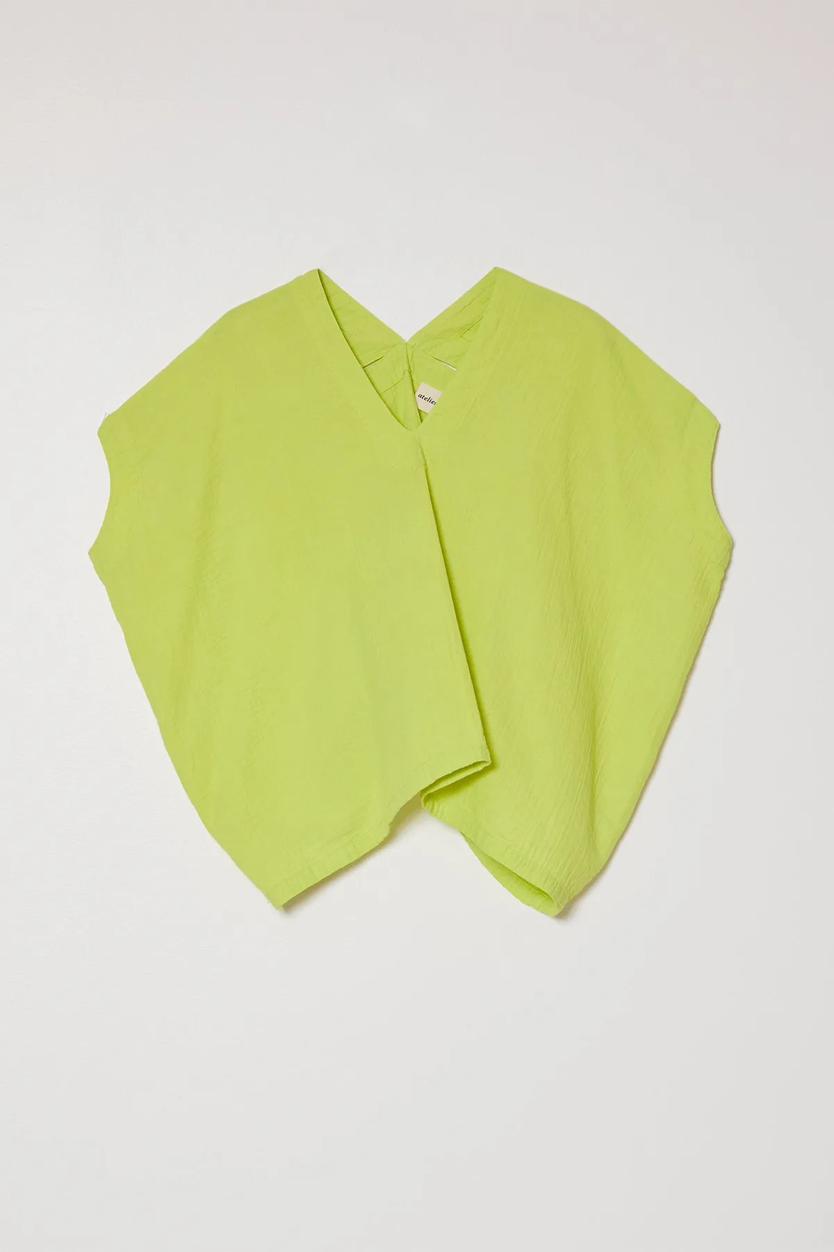 Celeste Top in Crinkled Cotton, Seasonal Colors