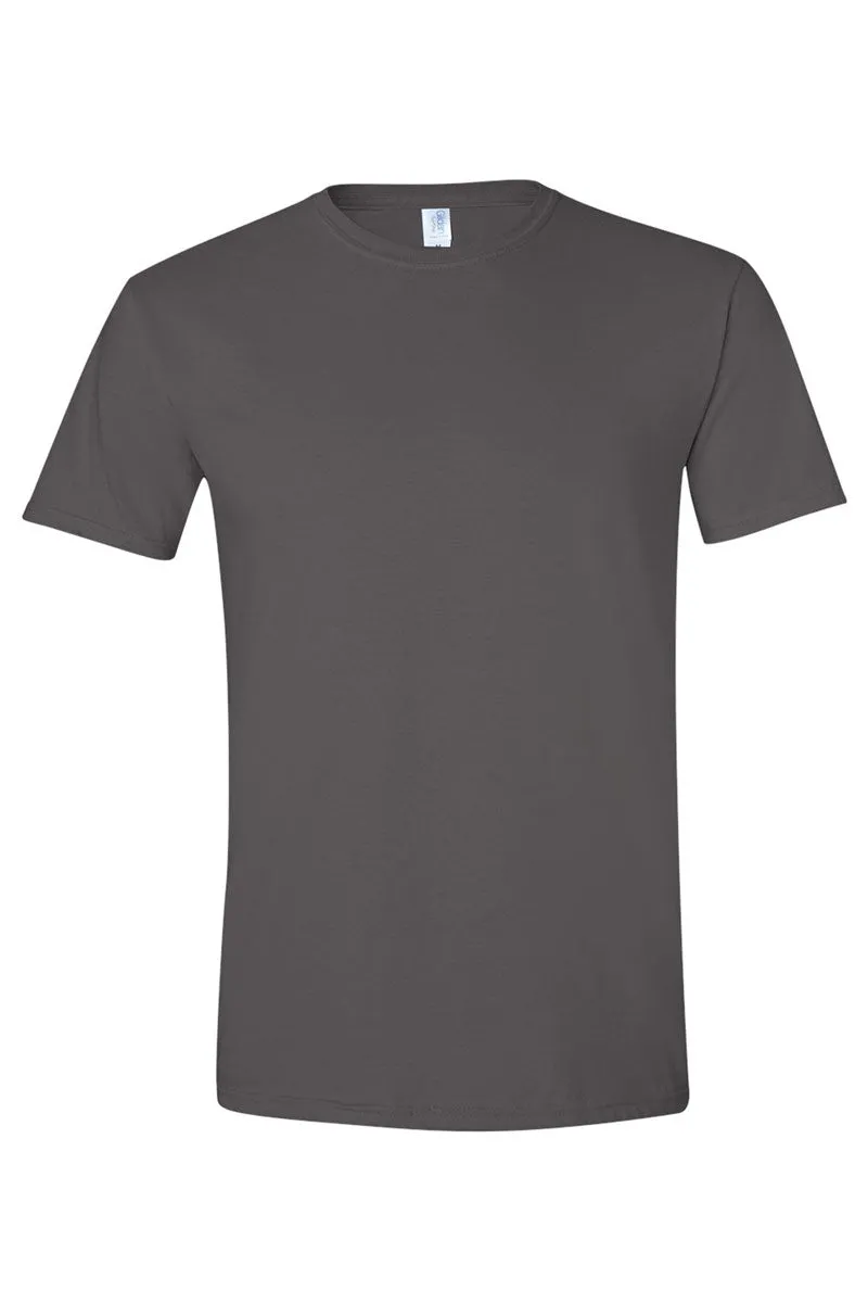 Checkered Christmas Coffee Softstyle Adult T-Shirt