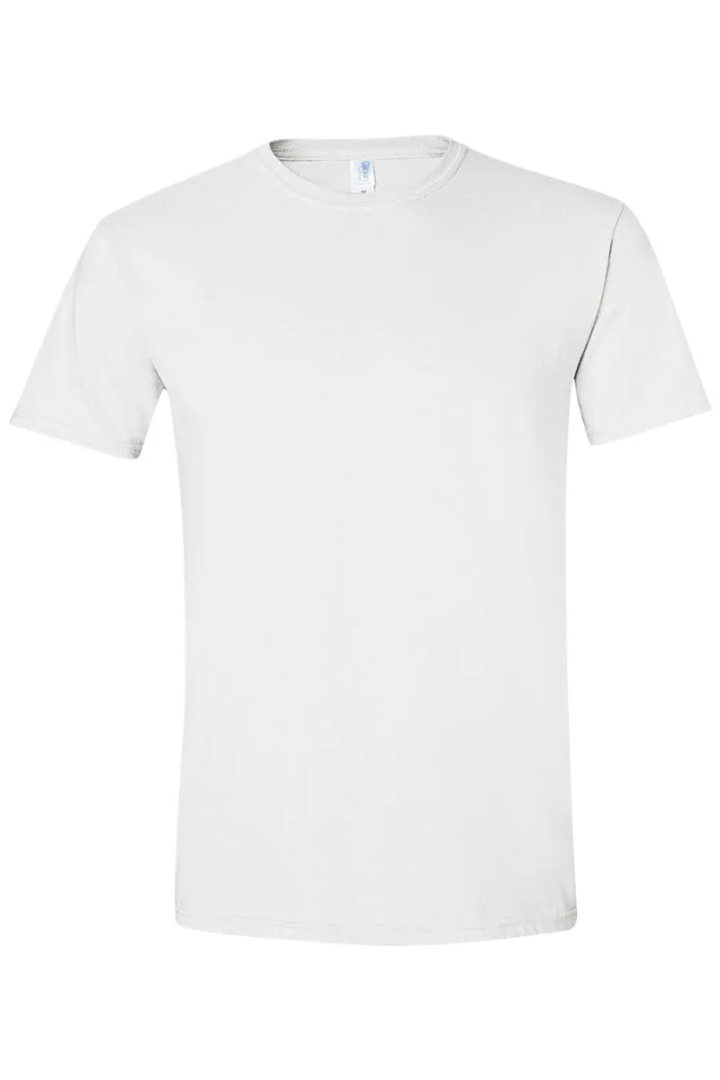 Checkered Christmas Coffee Softstyle Adult T-Shirt
